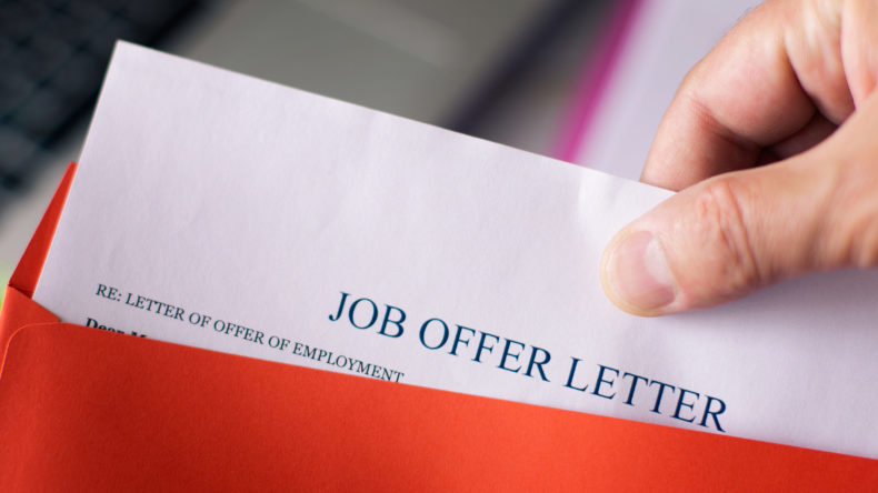 Job offer letter - Employment offer